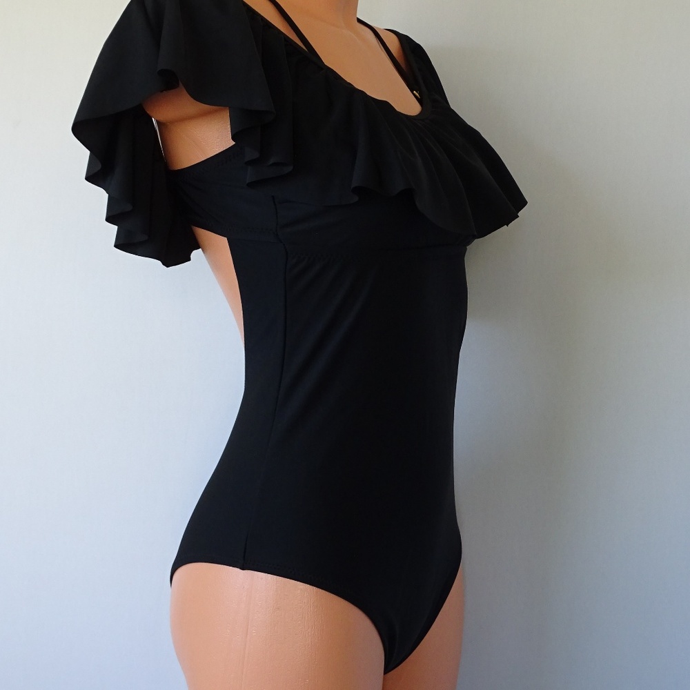 NWT Raisins One Piece Maui Off Shoulder Swimsuit - Picture 2 of 4